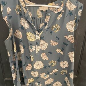 Loft, curvy, plus, blouse, xl